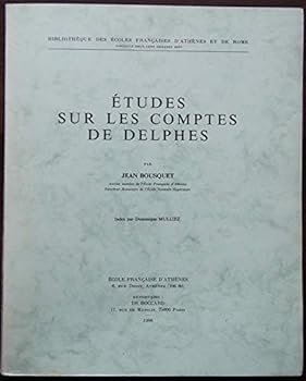 Paperback Etudes Sur Les Comptes de Delphes [French] Book