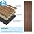 Art3d 2-Pack 94.5" x 24" Wood Slat Acoustic Panels for Wall & Ceiling – 31 sq.ft 3D Fluted Sound Absorbing Panels with Wood Finish, Walnut Brown