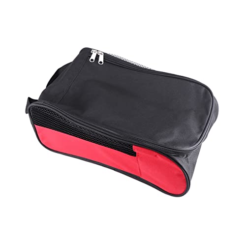NAMOARLY Zippered Golf Shoe Bag with Ventilation Pouches Portable Dust Storage Carrier for Travel and Outdoor Sports for Golf Cycling Tennis and