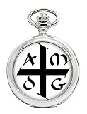 Ad Majorem Dei Gloriam (GESUITA AMDG ) Orologio da tasca CACCIATORE