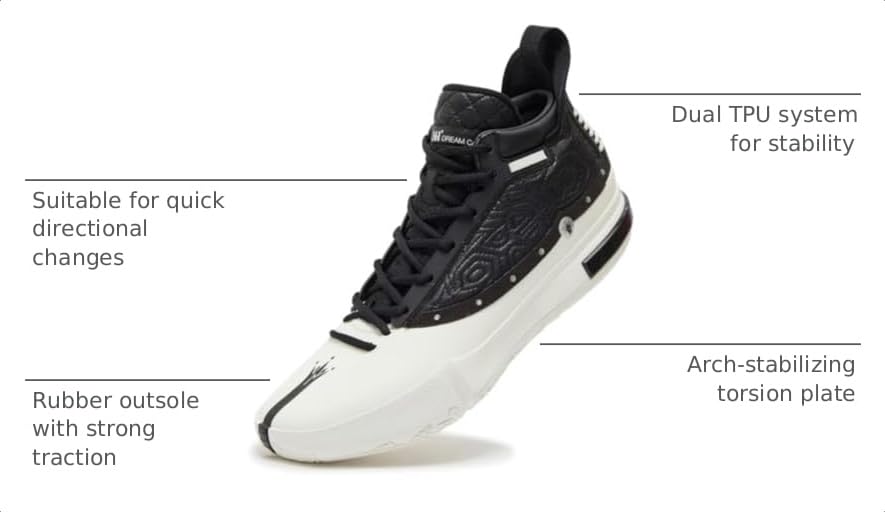 Image of 361 Joker 1 Nikola Jokić Basketball Shoes for Men high top Breathable Outdoor Sneakers Cushioning,Joker 1 GT Anti Slip Practice Sports Shoes for Teens and Adults,Zapatillas de baloncesto Hombre