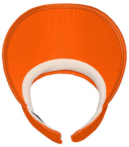 Glove It Women's Solid Visor, Orange, Standard
