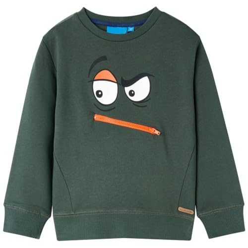 vidaXL Kinder Sweatshirt mit Gesichts-Aufdruck Langarmshirt Pullover...