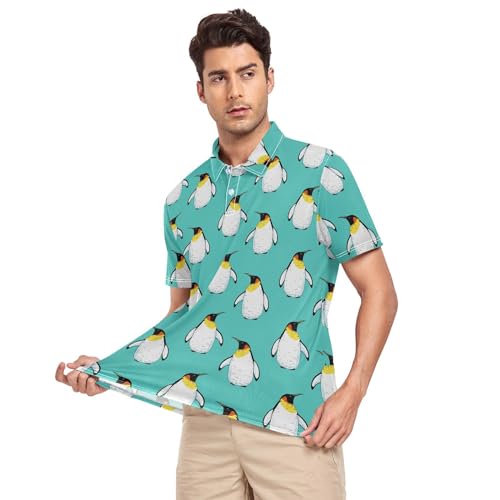 Crane Bird Cloud Men's Polo Shirts Short Sleeve Quick Dry Athletic Outdoor Sports Golf Shirts S-XXL3