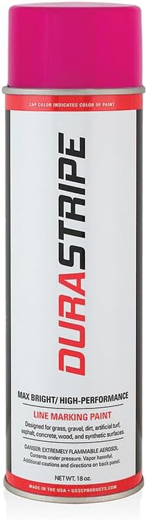 DuraStripe Athletic Field Marking Paint (Pink) 12-18oz Cans Per Case