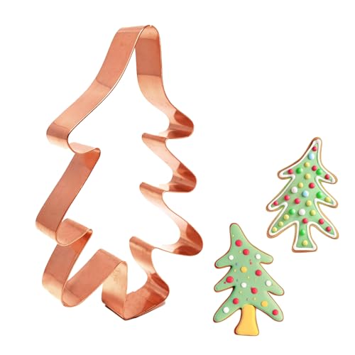 The Fussy Pup Christmas Tree Cookie Cutter, 5 Inch Handcrafted in USA