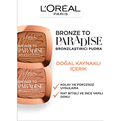 L’Oreal Paris Bronzer 02 - Matte Bronzing Pressed Powder, Shimmer Free, Medium - Image 6