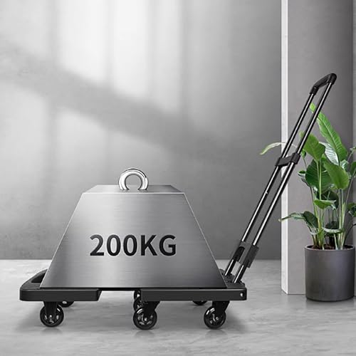 Carretilla plegable con ruedas y mango ajustable miniatura 7