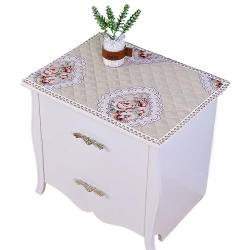 Cubierta De Mesa for mesita de noche de tela pequeña Simple de protección de muebles de dormitorio