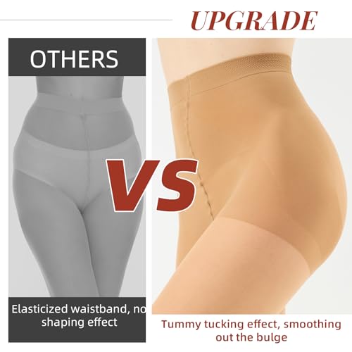 Indestructible Tights For Women, Rip Resistant Tights For Women, 10 D High Waist Tummy Control Stockings3