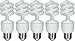 GE Lighting 92776 Energy Smart CFL 13-watt 825-Lumen T3 Spiral Light Bulb with Medium Base, 5-Pack