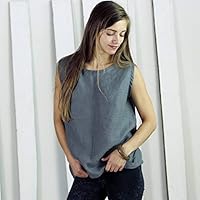 Algopix Similar Product 20 - Handmade 100 linen womens Top