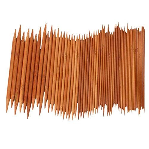 3NH® Bamboo Crochet Wooden - Knitting Yarn Needles Crafts Tools- 75pcs 15 Sizes-image-17