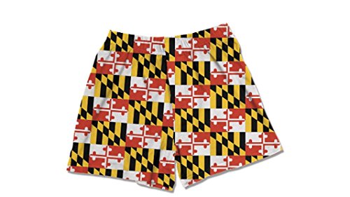 Maryland Flag Mens' Adult Boxer Shorts (Size: Small - 2XL) (2X-Large)