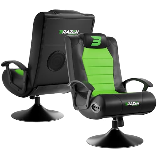 Best Gaming Chair for Gamers 2021 20 BraZen British Stag 2.1 Esports Bluetooth Sound Gaming Chairs for Teenagers with Speakers Subwoofer...