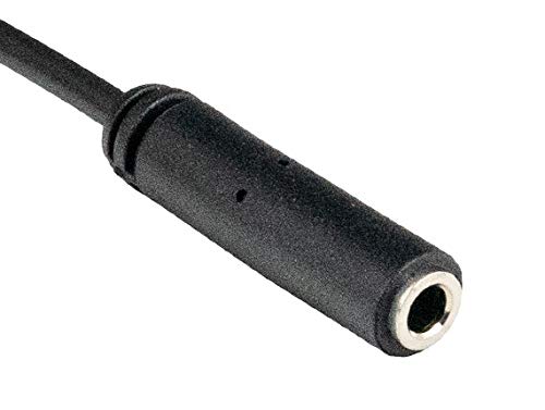 Cable auxiliar 3.5mm macho a hembra TRRS 1.83 m miniatura 2