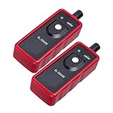 Luxshiny 2 Piezas Dispositivo de restablecimiento de la presión de los neumáticos Sensor de presion de neumaticos automatico monitoreo de la presión de los neumáticos Programador tmps AbS