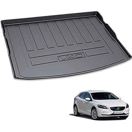 WJSWBX Alfombrillas para Maletero For Vol-Vo V40 2013-2019 Esteras del Maletero del...
