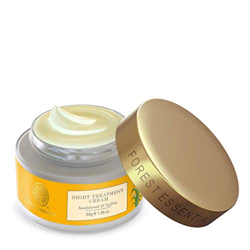 Image of Forest Essentials Sandalwood and Saffron Night Treatment Cream, 50g & Forest Essentials Pure Aloe Vera Light Hydrating Gel, 50g