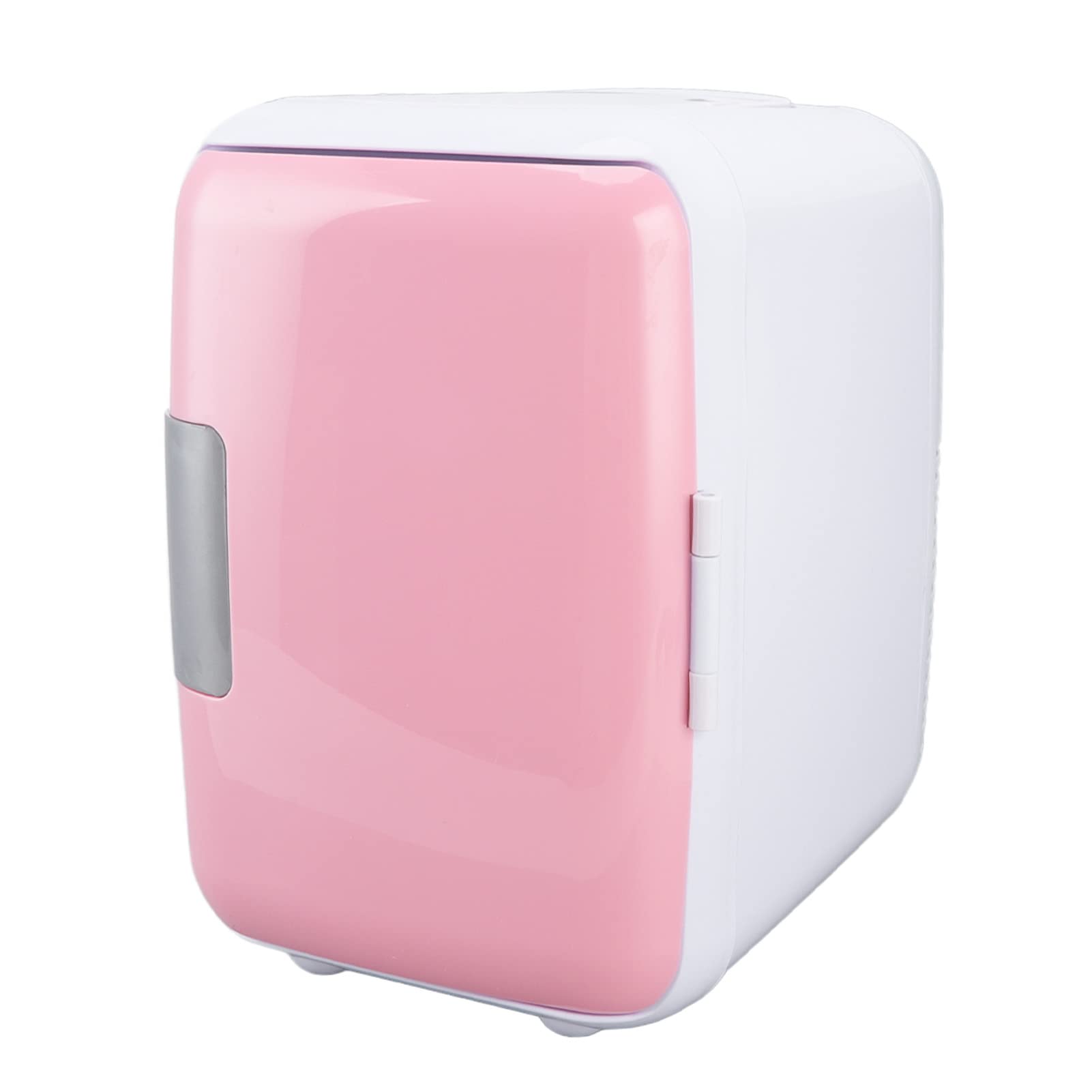 Car Fridge, Fast Cooling Small Portable Mini Fridge For Cosmetics (Pink)