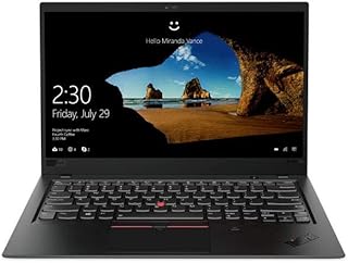 Lenovo ThinkPad x1 Carbon 6th Gen 14" QHD Laptop, Intel Core i7-8550U (4 Cores, 4.0GHz),Intel UHD Graphics 620, 16GB DDR4, 1TB SSD, 4G LTE, NFC, Windows 10 Pro – UK Keyboard - 20KH006KUK (Renewed)
