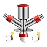 Generic 洗濯機排水ホース 三方分岐 排水コネクター コンパクト設計 T字継手 PP製 耐摩耗性 床排水 誰でも簡単取り付け 防臭・防虫効果 多機能排水ツール 排水口 下水道アダプター 浴室 洗面所 キッチンに適用, Style C