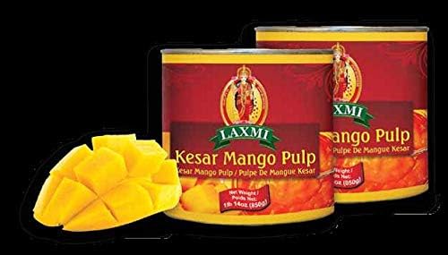 Laxmi, Mango Pulp Kesar, 30-Ounce (6 Pack)