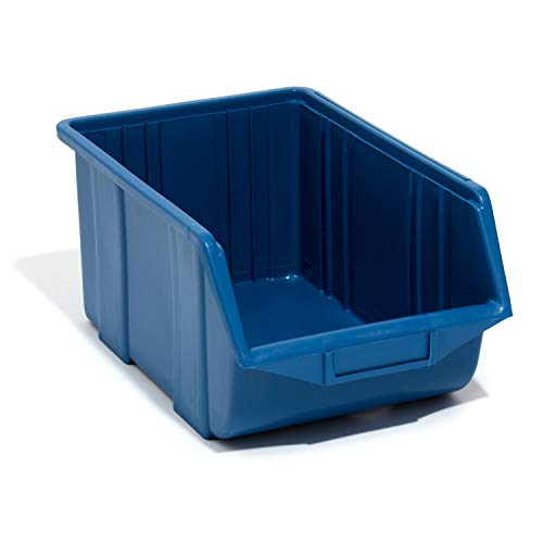 Boîte de rangement empilable 9,5 l, 1 Stück blaue Stapelbox, 1 Cover
