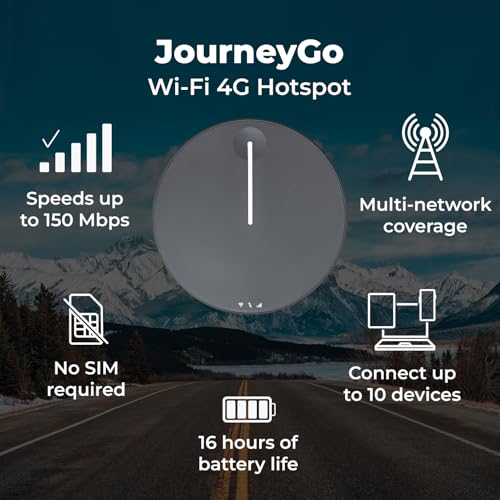 New TravlFi JourneyGo LTE RV WiFi Hotspot | RV Internet with Multiple Networks, Pay As You Go and No Contracts | Portable Internet for Travel, Motorhomes and Campers - Image 5