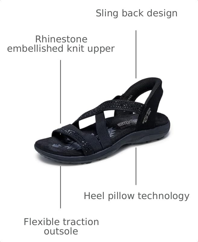 Image of Skechers Women's Reggae Slim - Summer Sparkle
