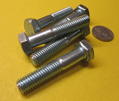 Class 10.9 Zinc Steel Hex Bolts PT M10 x 1.5 mm x 50 mm Long 25 pcs