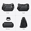 VOLGANIK ROCK Black Handbags for Women Crossbody Ladies Handbags Soft PU Leather Shoulder Bag Elegant Ladies Bags Medium Size Handbags Shoulder Bags for Women Cross-Body Bags #5