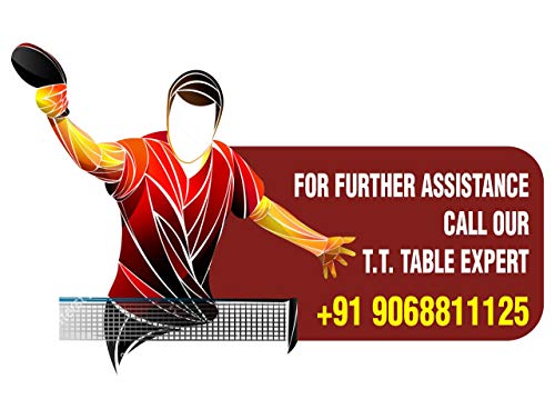 Image of Amazon Brand Koxtons Table Tennis Table Max- 5000 , Blue, Best TT table for Home and Kids