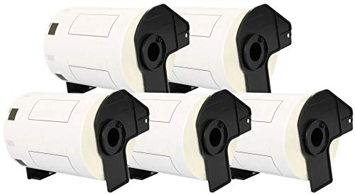 Cartridges-Kingdom-DK11240-DK-11240-102mm-x-51mm-Barcode-Etiquetas-compatibles-para-Brother-P-Touch-Impresoras-600-Etiquetas-por-Rollo-5-PACK