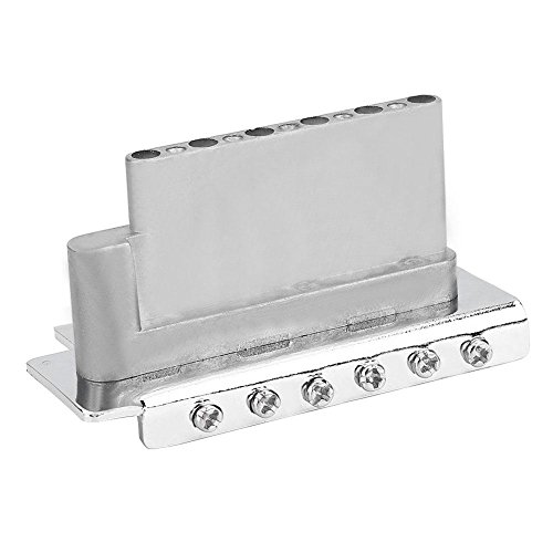 Liga de zinco 6 cordas ponte tremolo guitarra elétrica com barra de peças de reparo para stratocaste