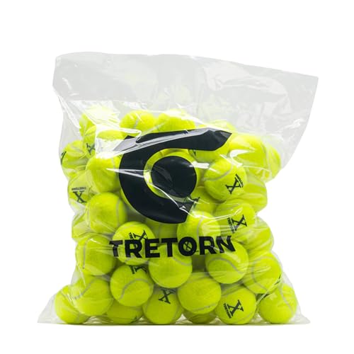 TRETORN Micro-X (Yellow) Pressureless Tennis Balls (Bag of 72 Balls)