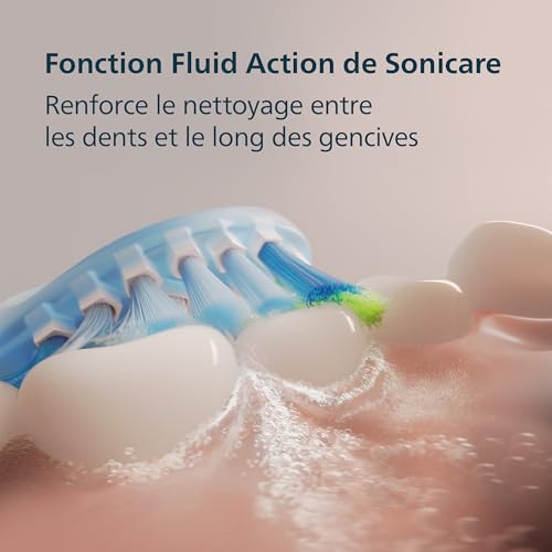 مراجعة Philips Sonicare DiamondClean 9000 (HX9911/79) — فرشاة أسنان كهربائية وردية مع 4 رؤوس C3 لتنظيف عميق - الصورة 3