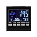 Produktbild V.JUST Digitale Wettervorhersage Station Wecker, Kinder LCD-Bildschirm Temperatur Luftfeuchtigkeit Hintergrundbeleuchtung Monitor Snooze-Funktion