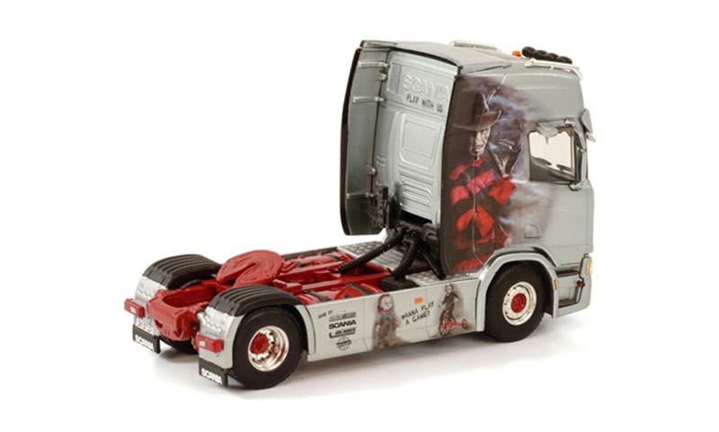 自動車 WSI 01-3299 SCANIA HIGHLINE+TRAILER 1/50 WSI01-2695 - Scania R Highline CR20H 4x2 half pipe trailer