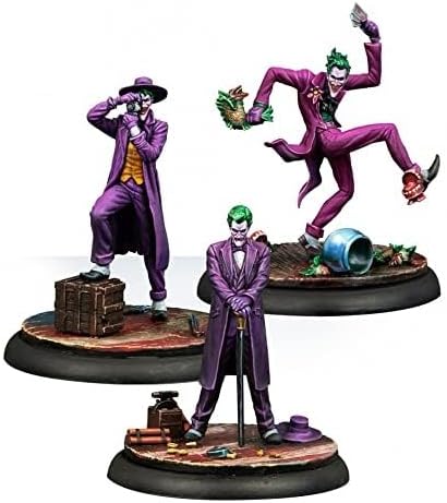 Batman Miniature Game – The Joker: Clowns Party – 9 Miniatures Détaillées – Knight Models, Dès 14 Ans