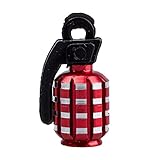 Sonline YKS 4 x Metal Cool Grenade Shaped Design Car Auto Motorcycle Bike Tire Tyre Valve Dust Caps Red