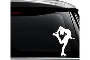 Ice Skater Skating Decal Sticker