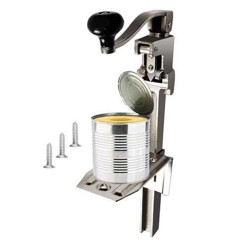 Commercial Can Opener Heavy Duty,Manual Table Industrial Can Opener for Big Cans