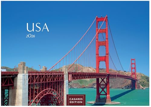 USA Kalender 2026 – Wandkalender | Fotokalender Nordamerika 24x35cm – Atemberaubende Bilder aus den Vereinigten Staaten, ideal als Wanddeko und...