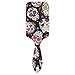 Brosse à cheveux pour femmes filles, tête de mort en sucre brosse à cheveux avec coussin d'air pour cheveux longs, épais, bouclés, ondulés, secs ou endommagés, réduisant la casse et les fris
