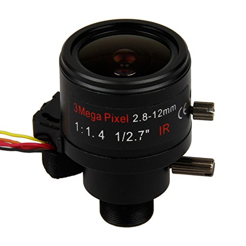 Amazon.com : Quanmin 2.8-12mm CCTV Camera Lens, 3 Megapixel 1/2.7