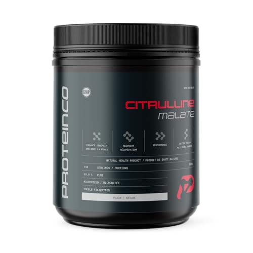ProteinCo | 99.9% Pure L-Citrulline Malate Powder | 3000mg | 158 Servings | Amino Acids | 500g