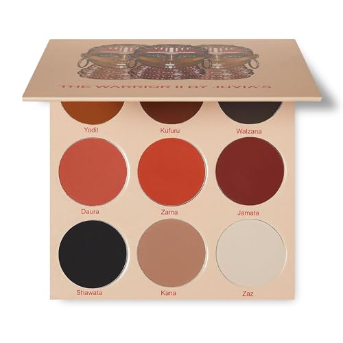Juvias Place Warrior 2 Eyeshadow Palette - Professional Eye Makeup Pigmented Eyeshadow Palette Makeup Palette for Eye Color & Shine Pressed Eyeshadow Cosmetics