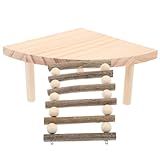 Beavorty Einzigartige Hamster-plattform Aus Holz Leiter Äste Sprungtisch Für Meerschweinchen