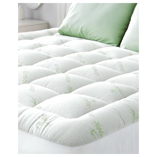 Bamboo Mattress Topper King 78x80 inches Fits 8-21 Inches Deep Mattresses Cooling Breathable Extra Plush Thick Fitted 20Inches Pillow Top Mattress Pad Rayon Cooling Ultra Soft (Bamboo, King 78x80x15)